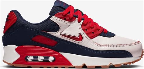 nike air blauw rood